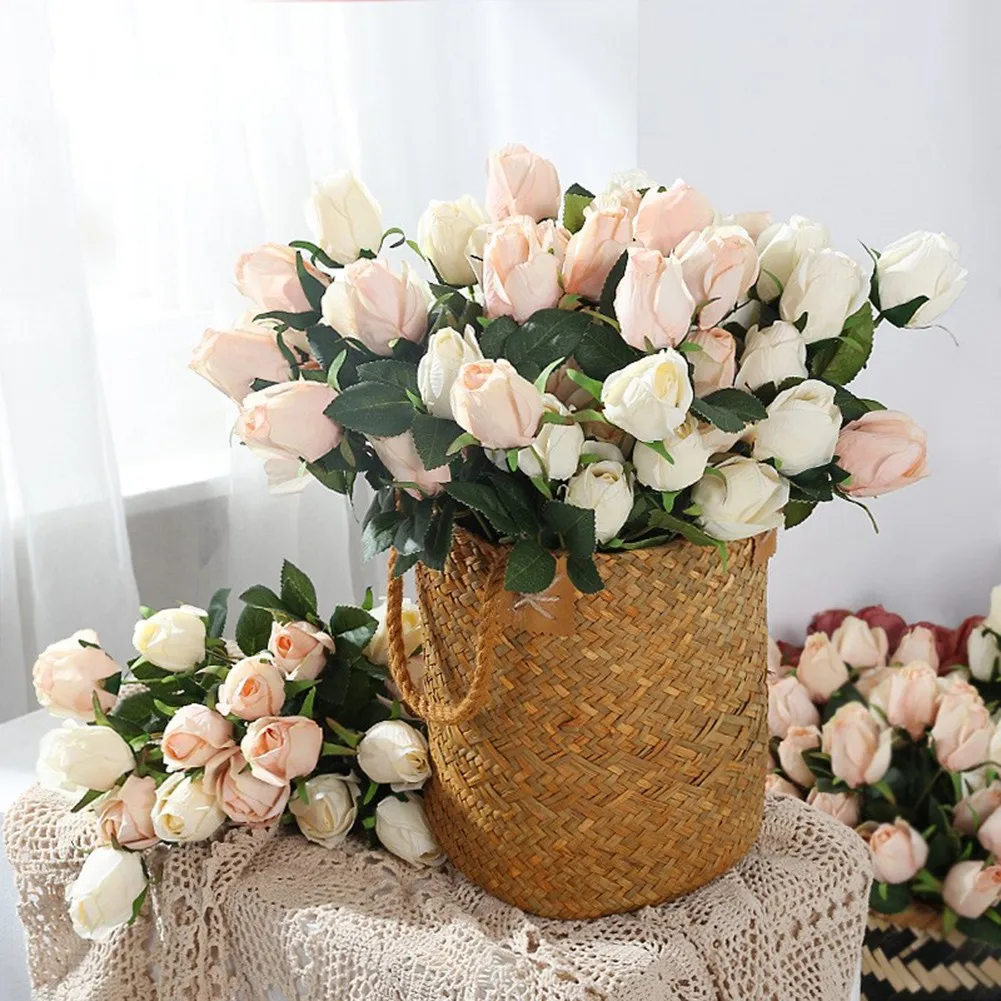 9Heads Artificial Rose Flowers European Style Retro Plastic Fake Hydrangea Flower Wedding Bridal Bouquet Flower Home Party Decor
9Heads Artificial Rose Flowers European Style Retro Plastic Fake Hydrangea Flower Wedding Bridal Bouquet Flower Home Party Decor