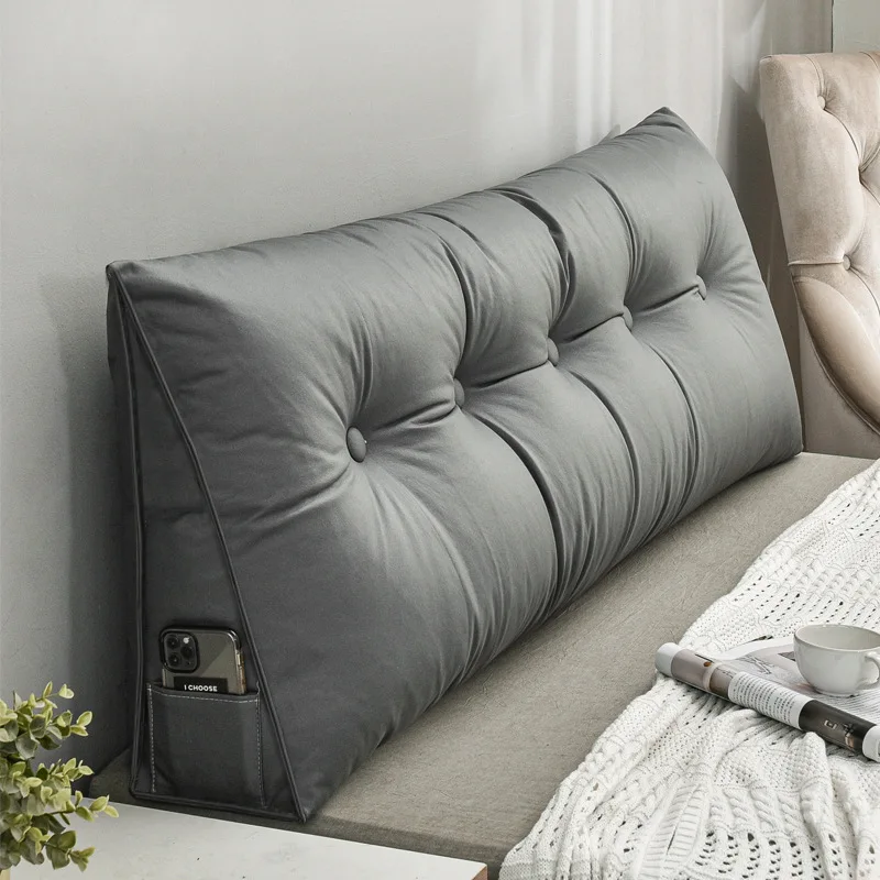 Waterproof Technology Cloth Large Backrest Bed Cushion Long Reading Pillow for Bed Removable Bedside Triangle Sofa Waist Pillow
Waterproof Technology Cloth Large Backrest Bed Cushion Long Reading Pillow for Bed Removable Bedside Triangle Sofa Waist Pillow