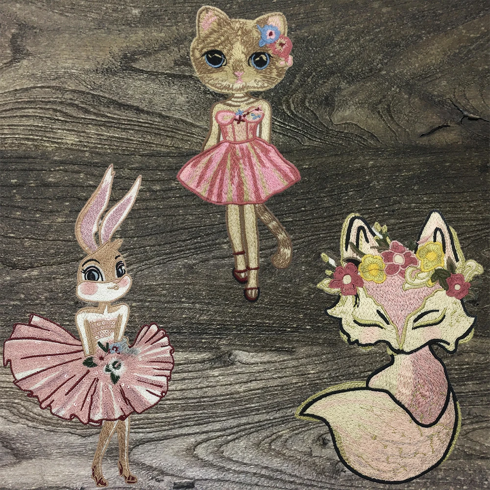 1Piece Cute Rabbit/Cat Baby Clothing's Embroidery Patches Jacket Jeans Dress Cartoon Applique DIY Decoration Sewing Accessories
1Piece Cute Rabbit/Cat Baby Clothing's Embroidery Patches Jacket Jeans Dress Cartoon Applique DIY Decoration Sewing Accessories