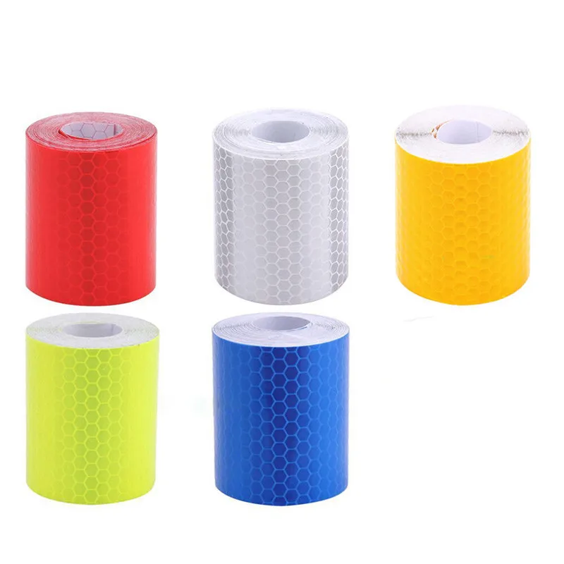 

1PC 1m*5cm Car Truck Reflective Self-adhesive Safety Warning Tape Roll Film Sticker