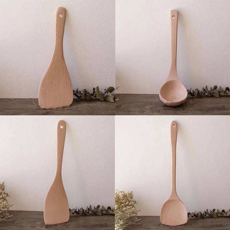 1 шт. лопатка для кухонной утвари из натурального бамбука | Дом и сад