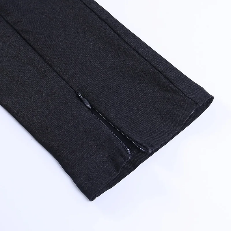 New Spring/Autumn Elastic Slim Full Length Pants Women Bottom Zipper Split Solid Sexy Female Trousers Women Black Khaki S M L
New Spring/Autumn Elastic Slim Full Length Pants Women Bottom Zipper Split Solid Sexy Female Trousers Women Black Khaki S M L