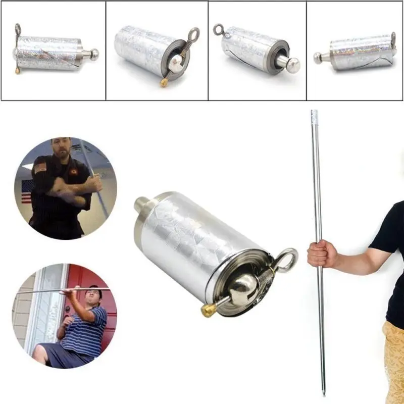 1 piece of stainless steel pocket self-defense telescopic pole portable self-defense stick show magic wand extension pole cane
1 piece of stainless steel pocket self-defense telescopic pole portable self-defense stick show magic wand extension pole cane