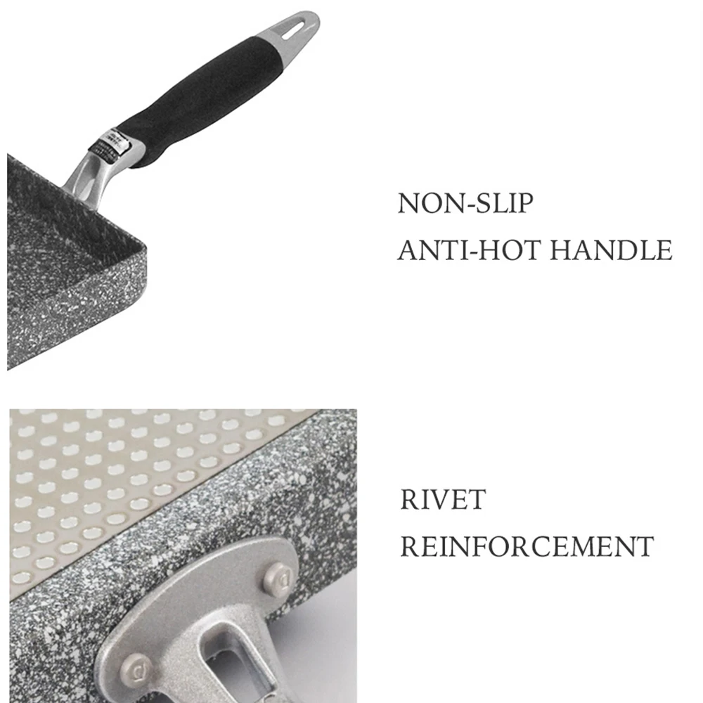 ADOREHOUSE Multifunction Non Stick Pan Breakfast Omelette Egg Rolled Frying Pot Tamagoyaki Kitchen Cooking Tools
ADOREHOUSE Multifunction Non Stick Pan Breakfast Omelette Egg Rolled Frying Pot Tamagoyaki Kitchen Cooking Tools