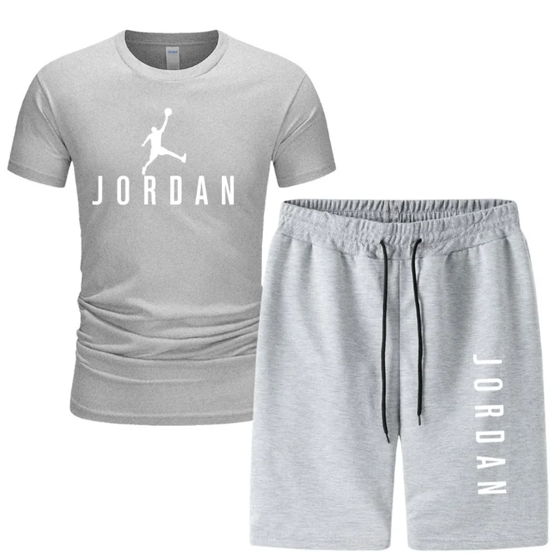 Men T-shirt Set 2-piece Men's Sportswear Pants Casual Suit Basketball Sports Fitness Jordan-23 Printed Brand Shorts+Men's Suit
Men T-shirt Set 2-piece Men's Sportswear Pants Casual Suit Basketball Sports Fitness Jordan-23 Printed Brand Shorts+Men's Suit