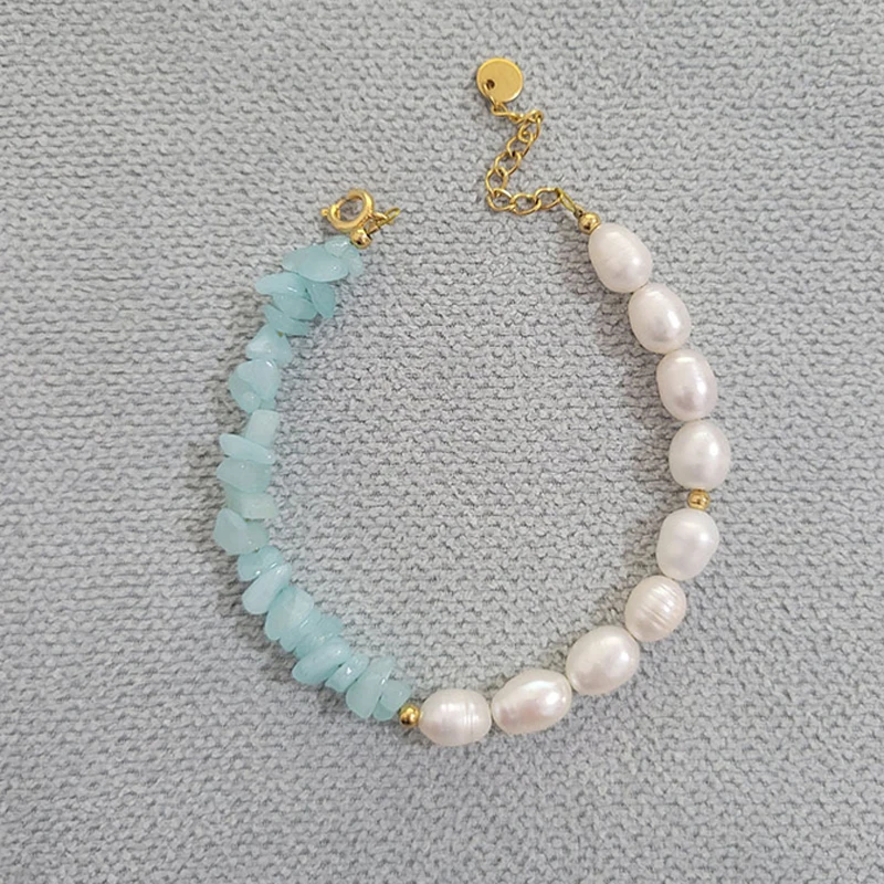 2022 New 18KGF Natural Pearl Bracelet Handmade Bracelet Nature Stone Bracelets For Women Cute Jewelry
2022 New 18KGF Natural Pearl Bracelet Handmade Bracelet Nature Stone Bracelets For Women Cute Jewelry