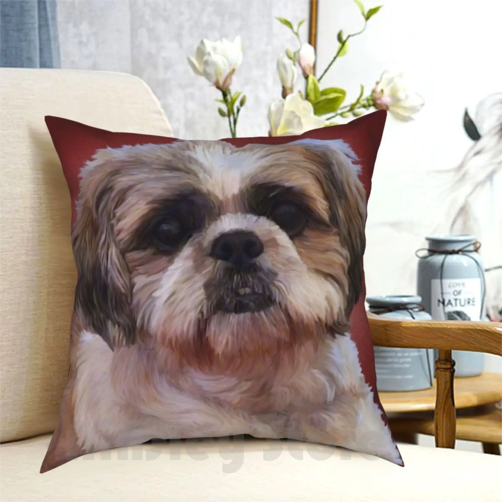 Shih Tzu Dog Pillow Case Printed Home Soft Throw Pillow Shih Tzu Dog Canine Pet Domestic Animal Pet Portrait
Shih Tzu Dog Pillow Case Printed Home Soft Throw Pillow Shih Tzu Dog Canine Pet Domestic Animal Pet Portrait