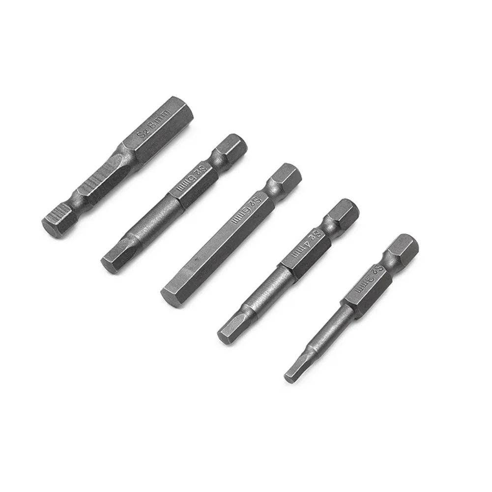 5Pcs 50mm 1/4in Shank Hex Magnetic Screwdriver Magnet Steel Head Screw Driver Bit Set H3-H8 Drill Manual Tools High Precision
5Pcs 50mm 1/4in Shank Hex Magnetic Screwdriver Magnet Steel Head Screw Driver Bit Set H3-H8 Drill Manual Tools High Precision