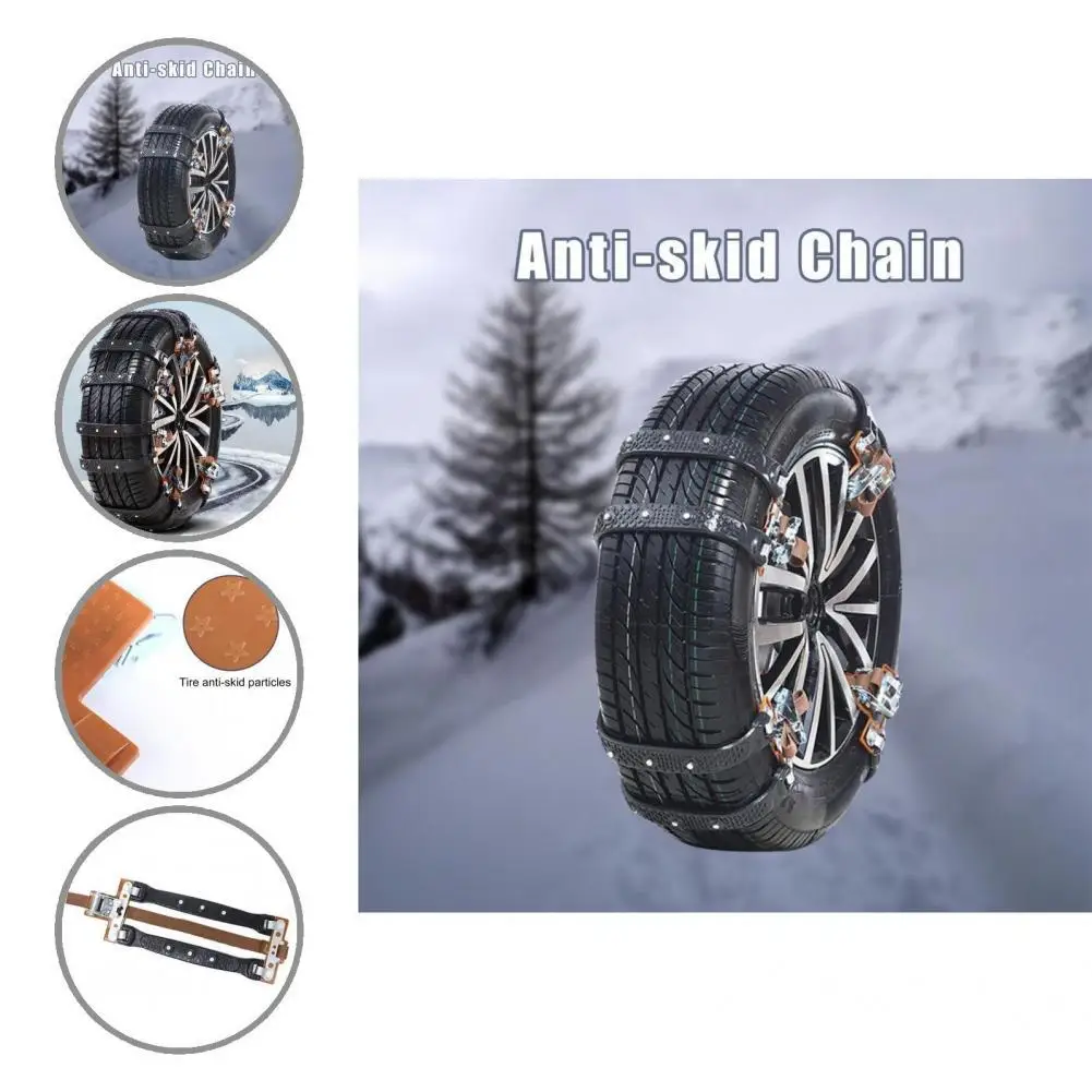 Wheel Chain Great Reusable Widely Application Scratch-resistant Car Wheel Chain for Winter Anti-skid Chain Wheel Chain
Wheel Chain Great Reusable Widely Application Scratch-resistant Car Wheel Chain for Winter Anti-skid Chain Wheel Chain