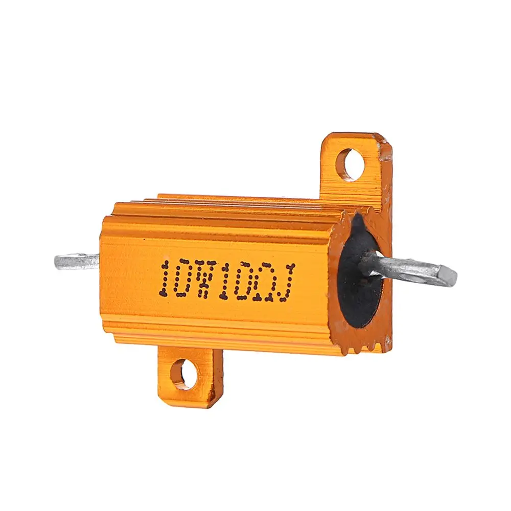 5PCS RX24 10W 10R 10RJ Wire Wound Resistor Metal Shell Aluminium Golden Resistor 10Watt 10 ohm Heatsink Resistance
5PCS RX24 10W 10R 10RJ Wire Wound Resistor Metal Shell Aluminium Golden Resistor 10Watt 10 ohm Heatsink Resistance