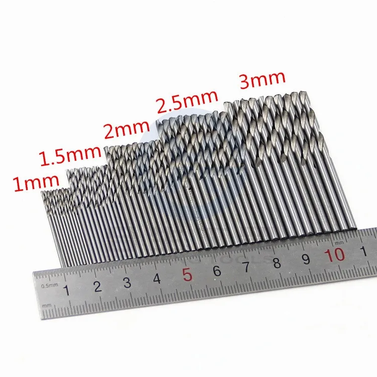 40/50pcs Titanium Coated HSS High Speed Steel Drill Bit Set Tool 0.5-2mm/1-3mm High Quaulity Steel For DIY/Home And Building Etc
40/50pcs Titanium Coated HSS High Speed Steel Drill Bit Set Tool 0.5-2mm/1-3mm High Quaulity Steel For DIY/Home And Building Etc