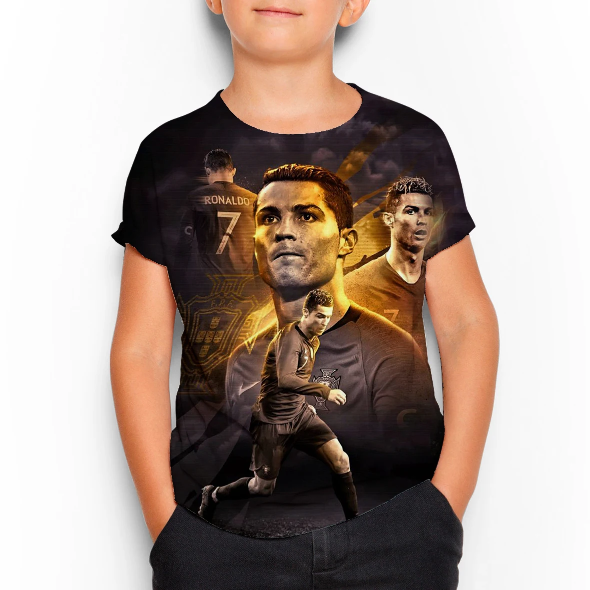 C Ronaldo Summer 2021 Sports 3D Childs T Shirts Children's Clothing Boy Girl Loose Oversized T-shirt Short Sleeve O-Neck Tops
C Ronaldo Summer 2021 Sports 3D Childs T Shirts Children's Clothing Boy Girl Loose Oversized T-shirt Short Sleeve O-Neck Tops