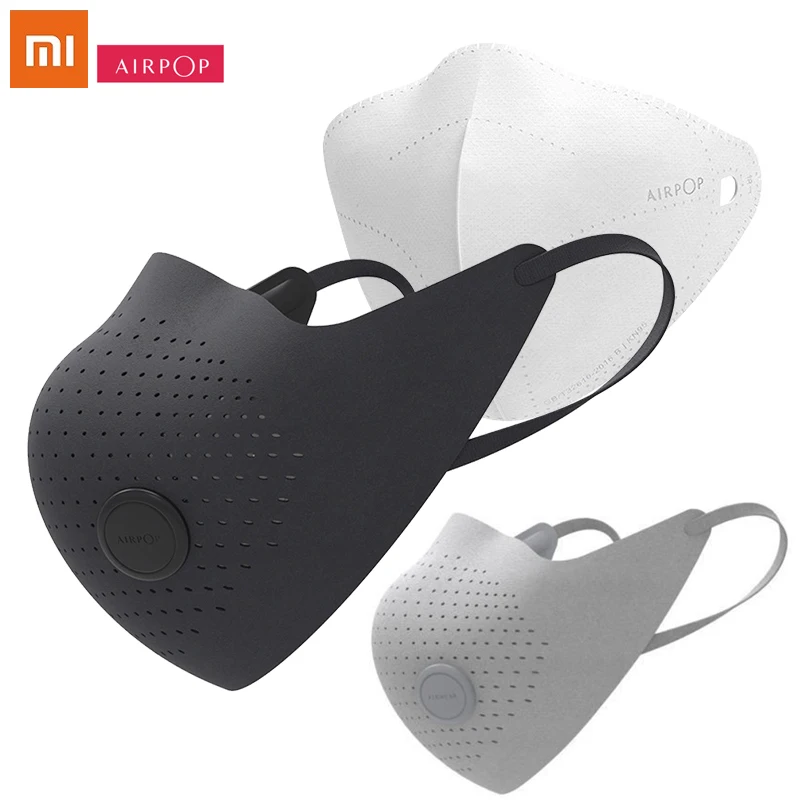 Xiaomi Mijia AirPOP Air Wear PM0.3 / pm2.5 маска для лица против смога с 2 фильтрами регулируемые