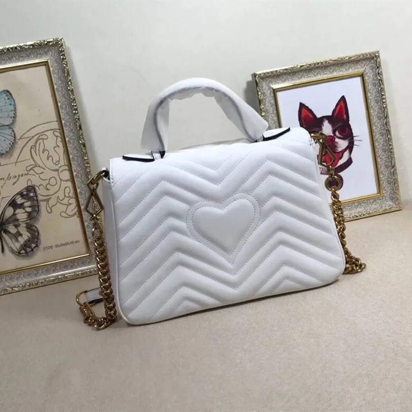 New Classic Women's Genuine Leather Shoulder Bag Black White Pink Red with Gold chain Handbag Bags Ladies Handbags
New Classic Women's Genuine Leather Shoulder Bag Black White Pink Red with Gold chain Handbag Bags Ladies Handbags