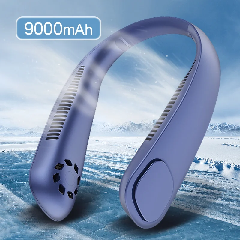 9000mAh Mini bladeless portable neckband fan refillable suspension fans without cooling sheets wearable neckband fans cooling
9000mAh Mini bladeless portable neckband fan refillable suspension fans without cooling sheets wearable neckband fans cooling