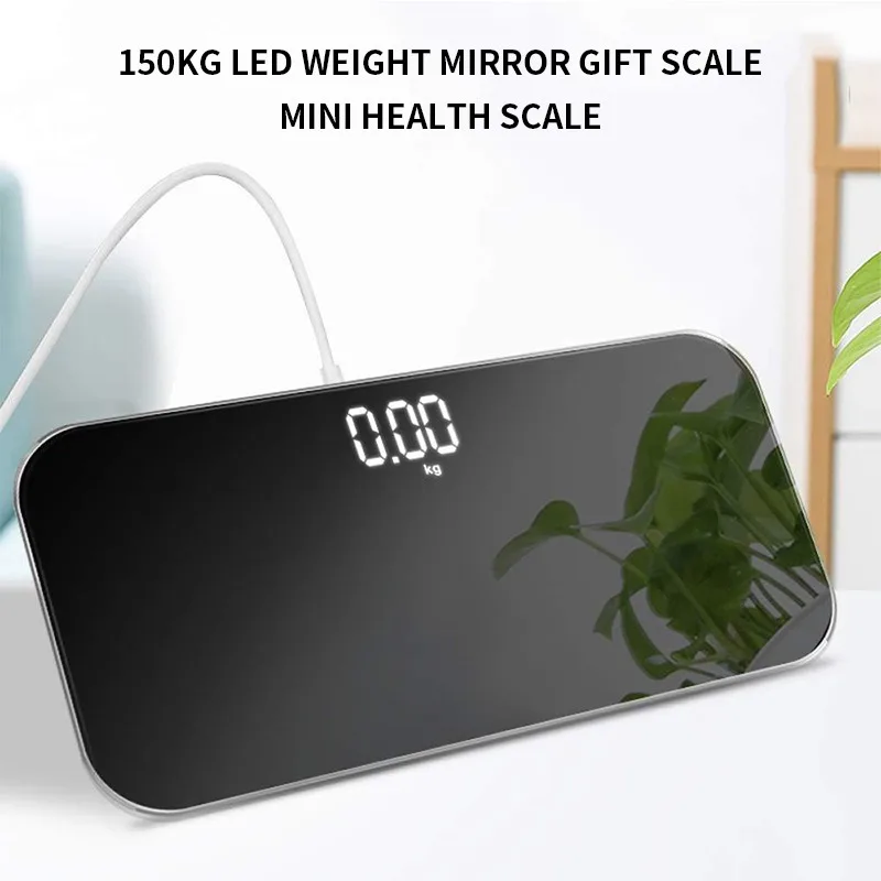 Digital Bathroom Body Scale Electronic LED Weighing Health Scale Household Electronic Scale Mirror Gift Scale Capacity 150kg
Digital Bathroom Body Scale Electronic LED Weighing Health Scale Household Electronic Scale Mirror Gift Scale Capacity 150kg