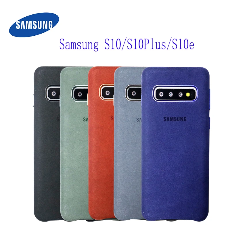 Чехол для Samsung S10 оригинальный защитный чехол из натуральной замши Galaxy Plus + S10e 5