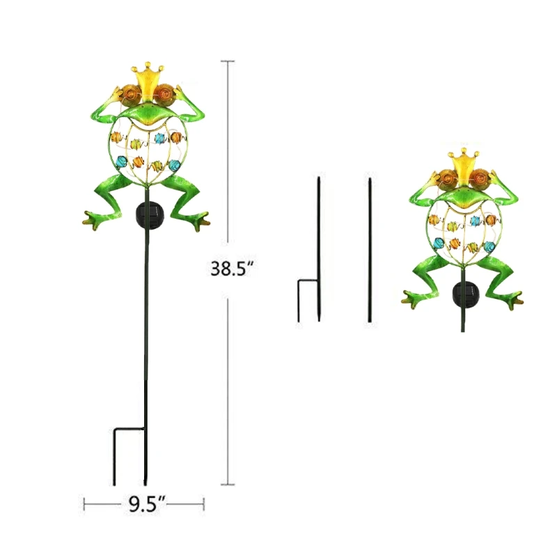 Garden Solar Lights Outdoor LED Solar Powered Frog Stake Lights Metal Iron Material Frog Lawn Light IP44 Waterproof Lamp
Garden Solar Lights Outdoor LED Solar Powered Frog Stake Lights Metal Iron Material Frog Lawn Light IP44 Waterproof Lamp