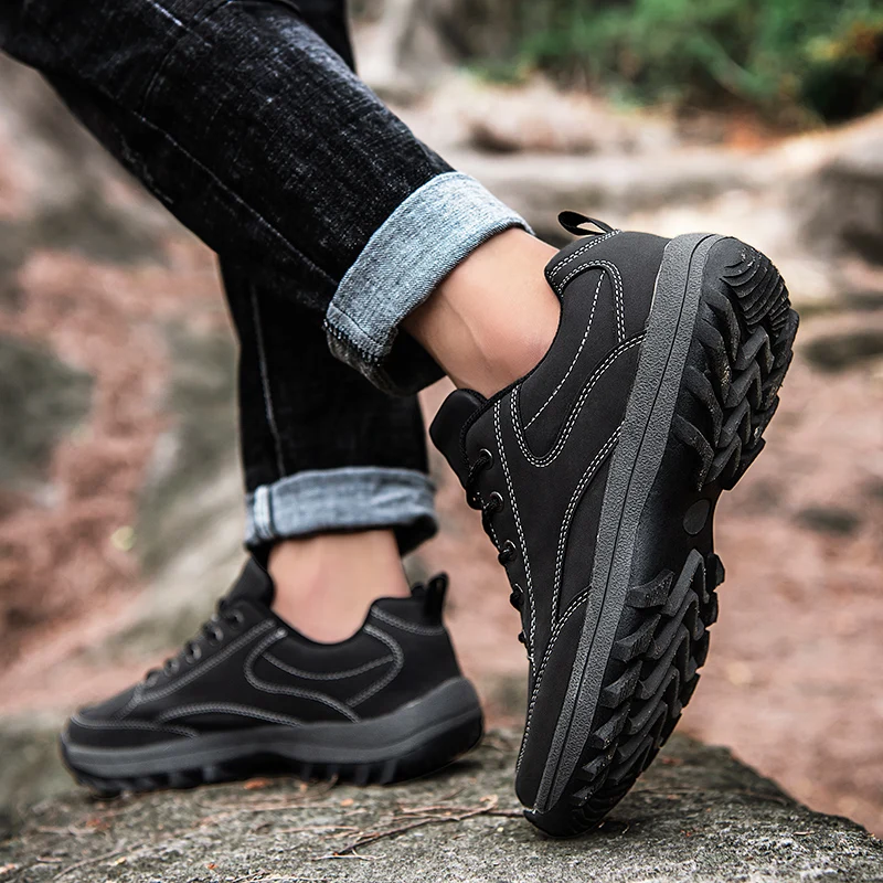 Men Outdoor Hiking Shoes Lightweight Low-top Rubber-soled Tooling Men Shoes Size 39-48 Wear-resistant Non-slip Hiking Sneakers
Men Outdoor Hiking Shoes Lightweight Low-top Rubber-soled Tooling Men Shoes Size 39-48 Wear-resistant Non-slip Hiking Sneakers