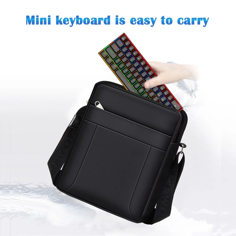 Redragon Lakshmi K606 Rainbow USB Mechanical Gaming Keyboard Blue Red Switch 61 Keys Wired detachable cable,portable for travel
Redragon Lakshmi K606 Rainbow USB Mechanical Gaming Keyboard Blue Red Switch 61 Keys Wired detachable cable,portable for travel