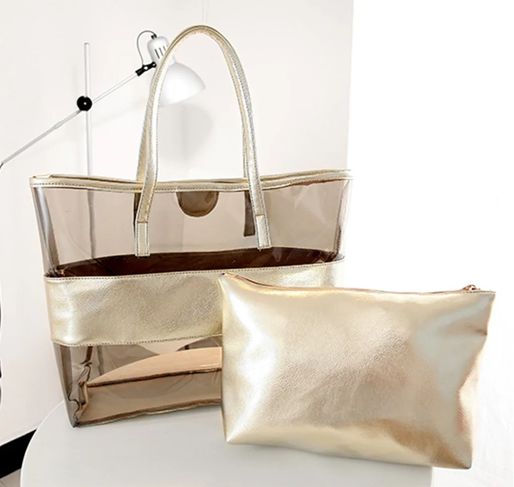 Clear PVC Big Bag women Handbags Female Shoulder bag designer Luxury Lady Tote Large Capacity shoulder bag Sac Main Femme#H20
Clear PVC Big Bag women Handbags Female Shoulder bag designer Luxury Lady Tote Large Capacity shoulder bag Sac Main Femme#H20