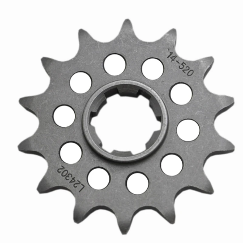 520 14T Motorcycle Front Sprocket For Kawasaki KLT200 KLT250 KXT250 80-86 KE250 77-79 Cagiva 250 WMX 89-92 
520 14T Motorcycle Front Sprocket For Kawasaki KLT200 KLT250 KXT250 80-86 KE250 77-79 Cagiva 250 WMX 89-92