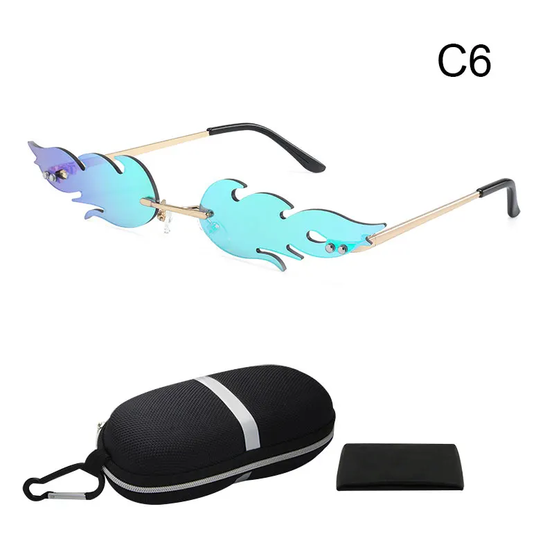 New Arrival Fashion Frameless Sunglasses with Storage Box Set Rimless Wave Sun Glasses for Men Women Outdoor DSA
New Arrival Fashion Frameless Sunglasses with Storage Box Set Rimless Wave Sun Glasses for Men Women Outdoor DSA