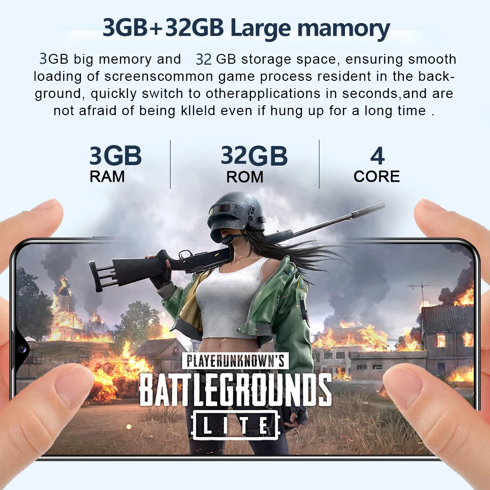 Global Version SHIQIANG p40 plus 3GB+32GB 2900mAh android phone Quad Core 6.7'' Waterdrop Screen 3G Rugged Smartphone
Global Version SHIQIANG p40 plus 3GB+32GB 2900mAh android phone Quad Core 6.7'' Waterdrop Screen 3G Rugged Smartphone