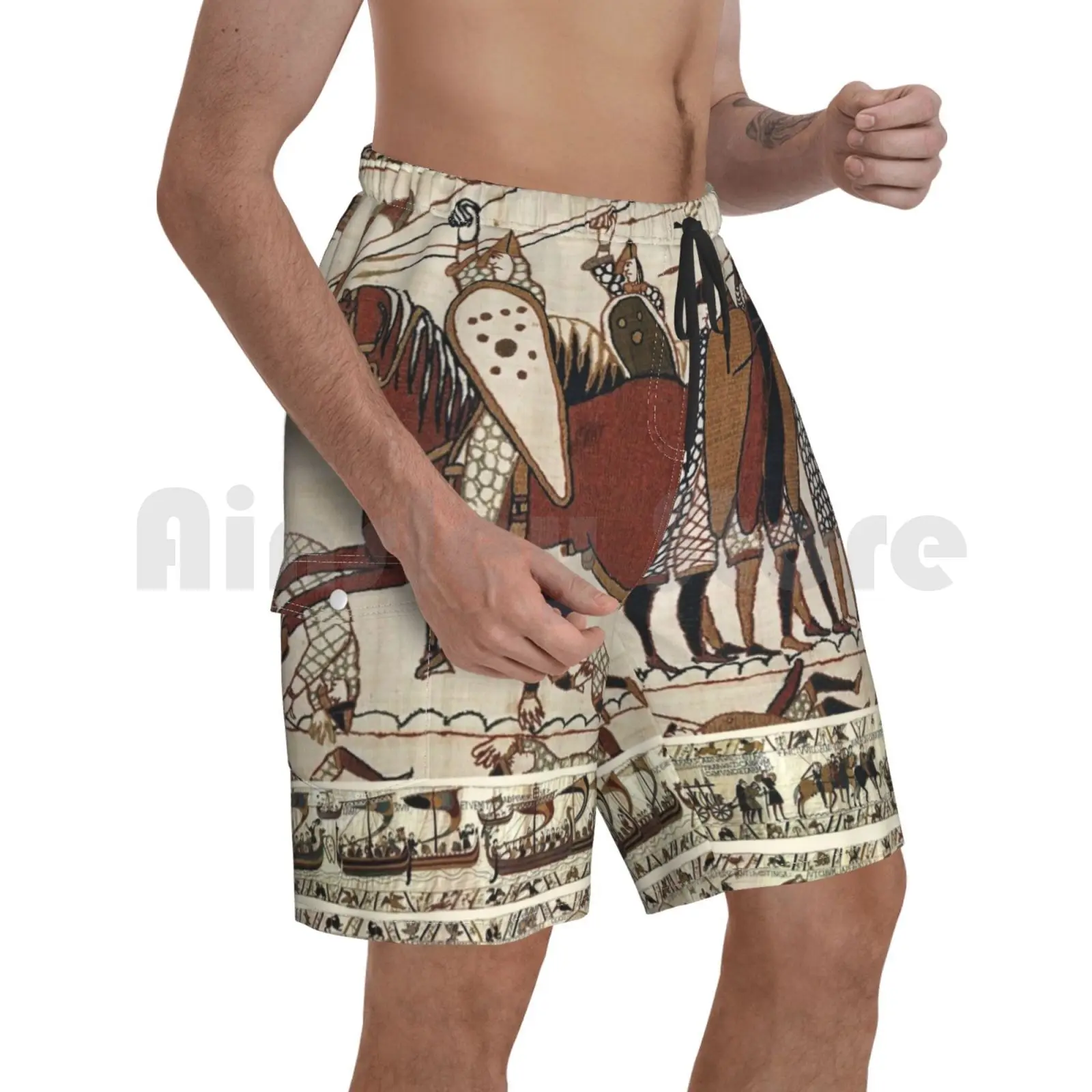 Пляжные шорты с гобеленовым покрытием, битва за гастинги, пляжные шорты с лошадью команды норманов, водонепроницаемые пляжные шорты для кем...
Пляжные шорты с гобеленовым покрытием, битва за гастинги, пляжные шорты с лошадью команды норманов, водонепроницаемые пляжные шорты для кем...