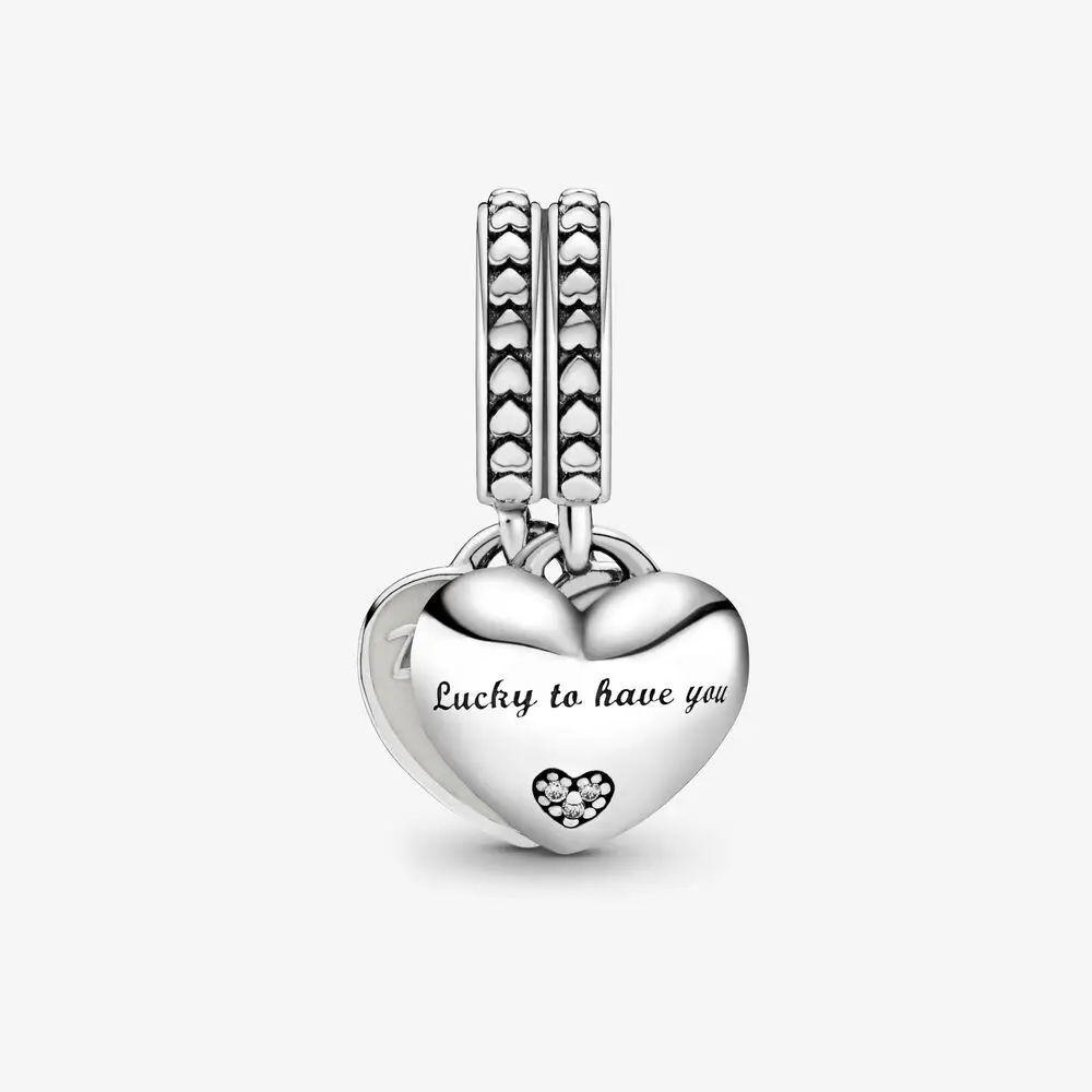 New 925 Sterling Silver Charm Daughter & Mother in Law Split Beads fit Original Pandora Charms Bracelet Jewelry Making DIY Gift
New 925 Sterling Silver Charm Daughter & Mother in Law Split Beads fit Original Pandora Charms Bracelet Jewelry Making DIY Gift