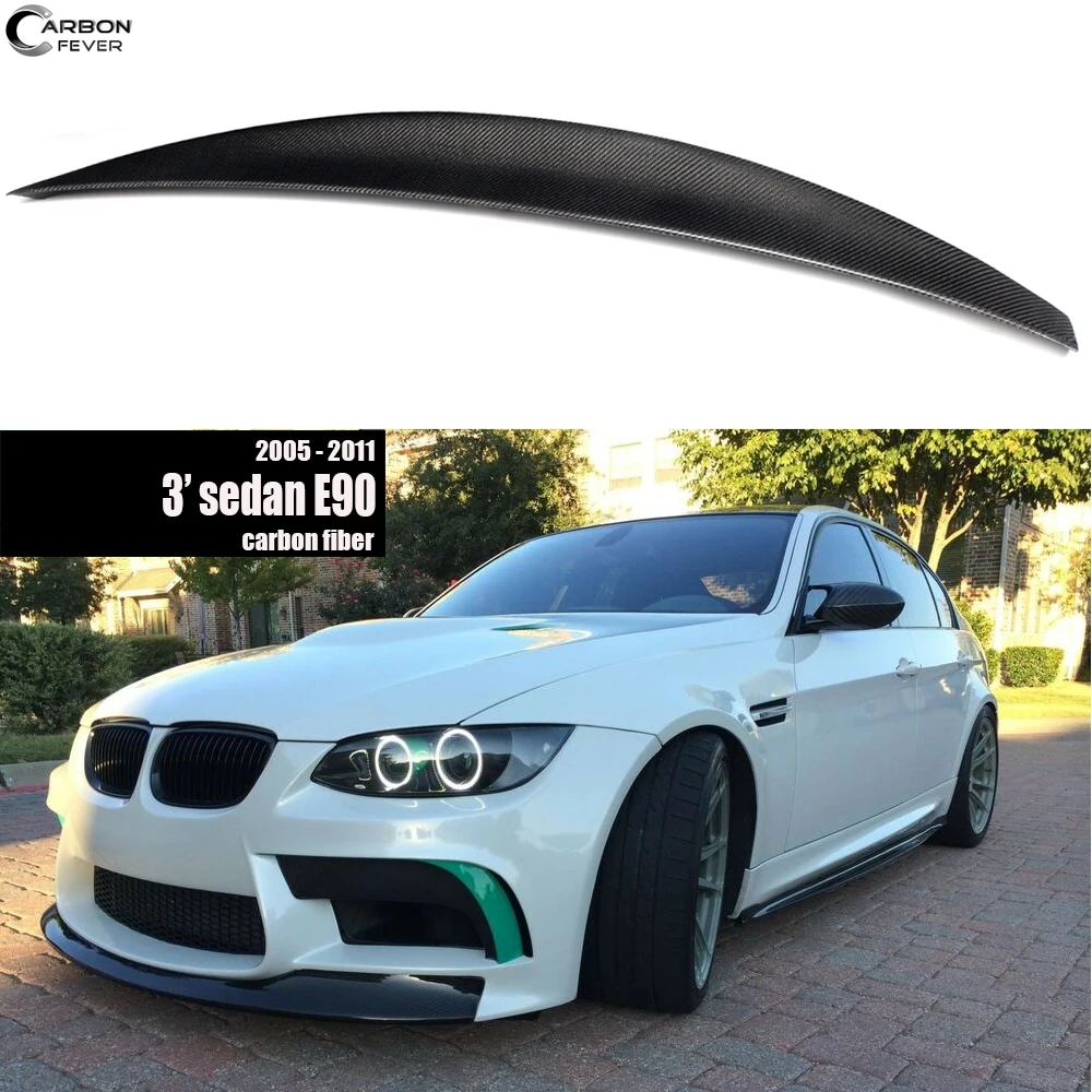 Carbon Fiber Rear Trunk Spoiler Wing for BMW 3 Series E90 Sedan 2005 - 2011 & M3 Sedan
Carbon Fiber Rear Trunk Spoiler Wing for BMW 3 Series E90 Sedan 2005 - 2011 & M3 Sedan