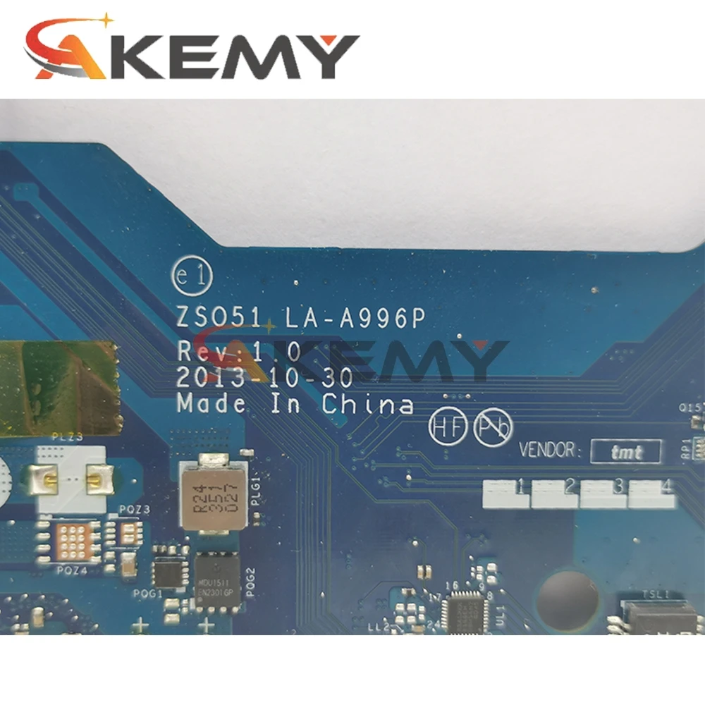 AKemy Laptop motherboard For HP Pavilion 15-G 255 G3 Core A8-6410 Mainboard ZSO51 LA-A996P 765093-001 764260-001 764260-601
AKemy Laptop motherboard For HP Pavilion 15-G 255 G3 Core A8-6410 Mainboard ZSO51 LA-A996P 765093-001 764260-001 764260-601