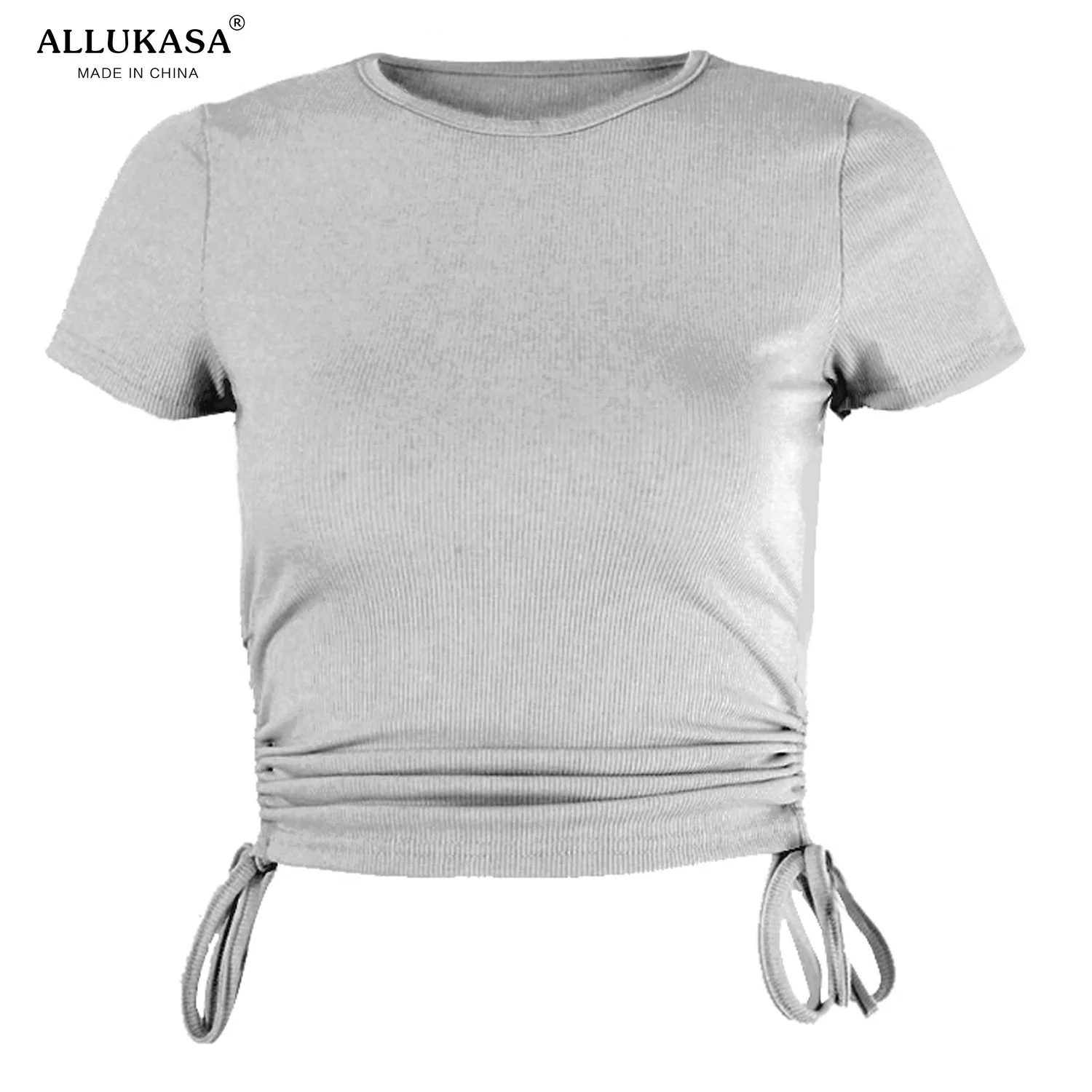 Womens Drawstring Cropped O-Neck Casual Top Print T Shirt Women Tee Shirt Woman Clothes Harajuku Crop Tops T-shirt Woman Tshirts
Womens Drawstring Cropped O-Neck Casual Top Print T Shirt Women Tee Shirt Woman Clothes Harajuku Crop Tops T-shirt Woman Tshirts