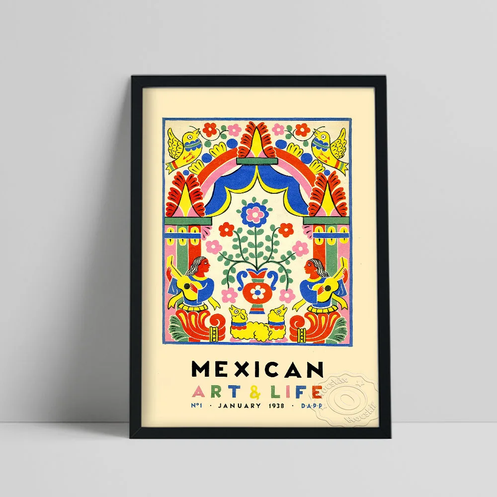 Vintage Mexico 1938 Magazine Cover Poster, Color Mexican Art & Life Exhibition Prints Art, Animal Plant Wall Painting, Idea Gift
Vintage Mexico 1938 Magazine Cover Poster, Color Mexican Art & Life Exhibition Prints Art, Animal Plant Wall Painting, Idea Gift