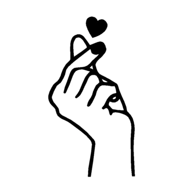 LLY-0160 Car Stickers Snap Fingers Heart Lovely Funny Creative Decoration Decals PVC for Trunk Windshield Exquisite Cars Decal
LLY-0160 Car Stickers Snap Fingers Heart Lovely Funny Creative Decoration Decals PVC for Trunk Windshield Exquisite Cars Decal