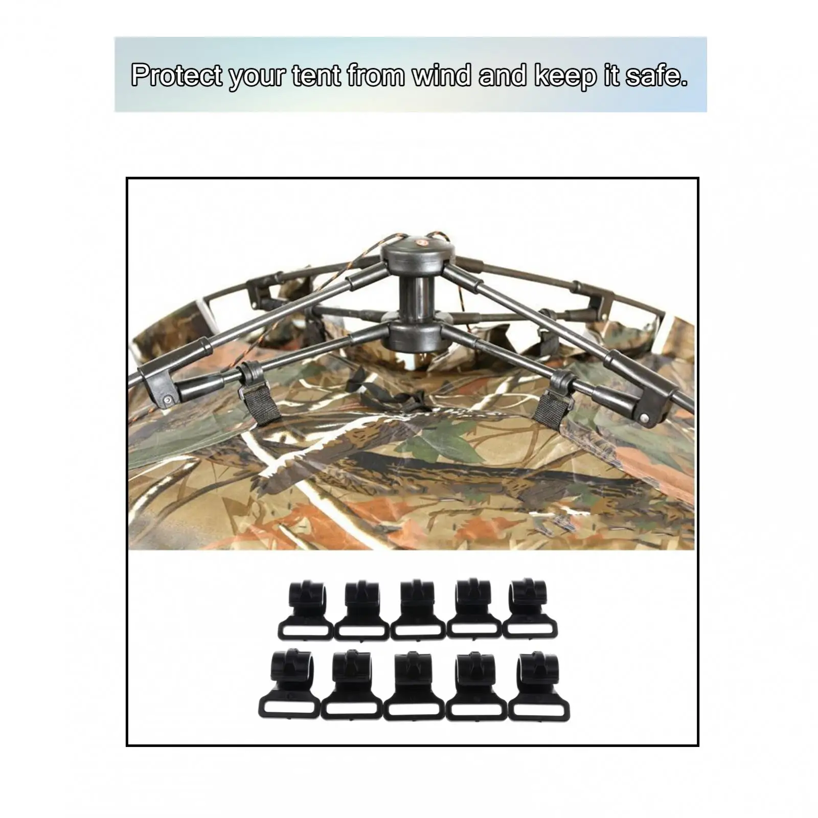 10x High-Quality PVC Camping Tent Clips Clamp Tent Accessories High-strength Fasteners 2.5cm For Outdoor Camping Tent
10x High-Quality PVC Camping Tent Clips Clamp Tent Accessories High-strength Fasteners 2.5cm For Outdoor Camping Tent