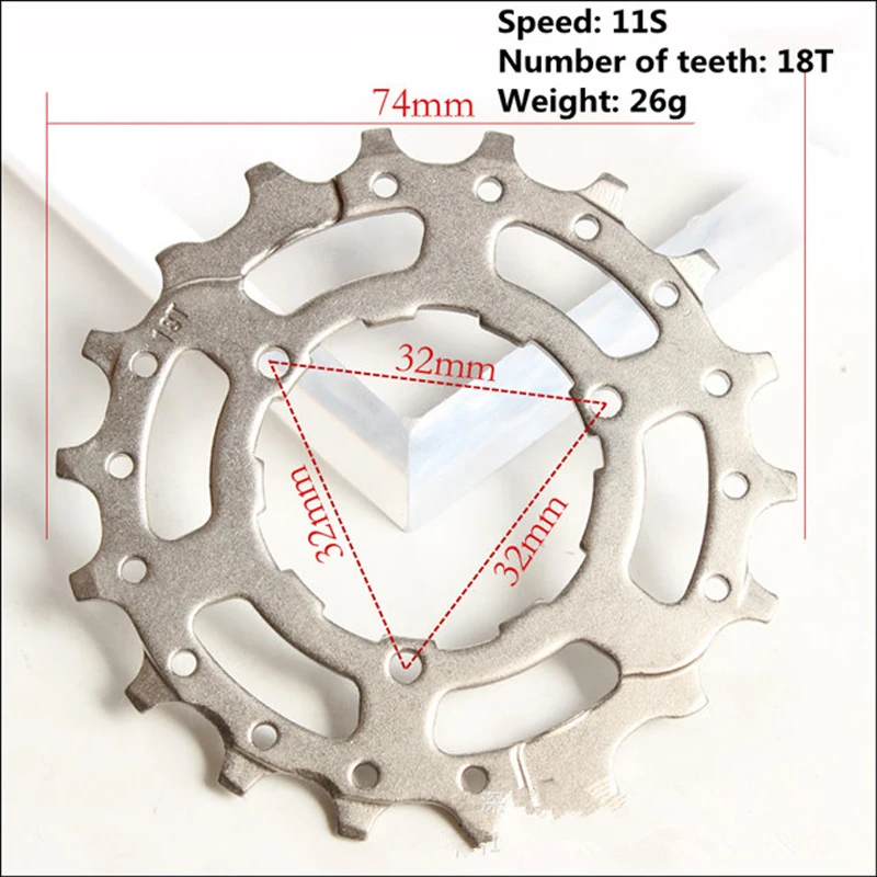 Кассета махового механизма для горного велосипеда 11 скоростей 11T 13T 15T 16T 17T 19T 21T 23T