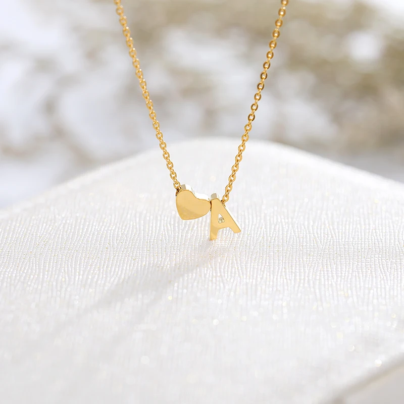 Heart Couple Letters of an Alphabet Necklace For Women Valentine's Day Sweater Chain For Best Friend Lovers Wedding Party Gift
Heart Couple Letters of an Alphabet Necklace For Women Valentine's Day Sweater Chain For Best Friend Lovers Wedding Party Gift