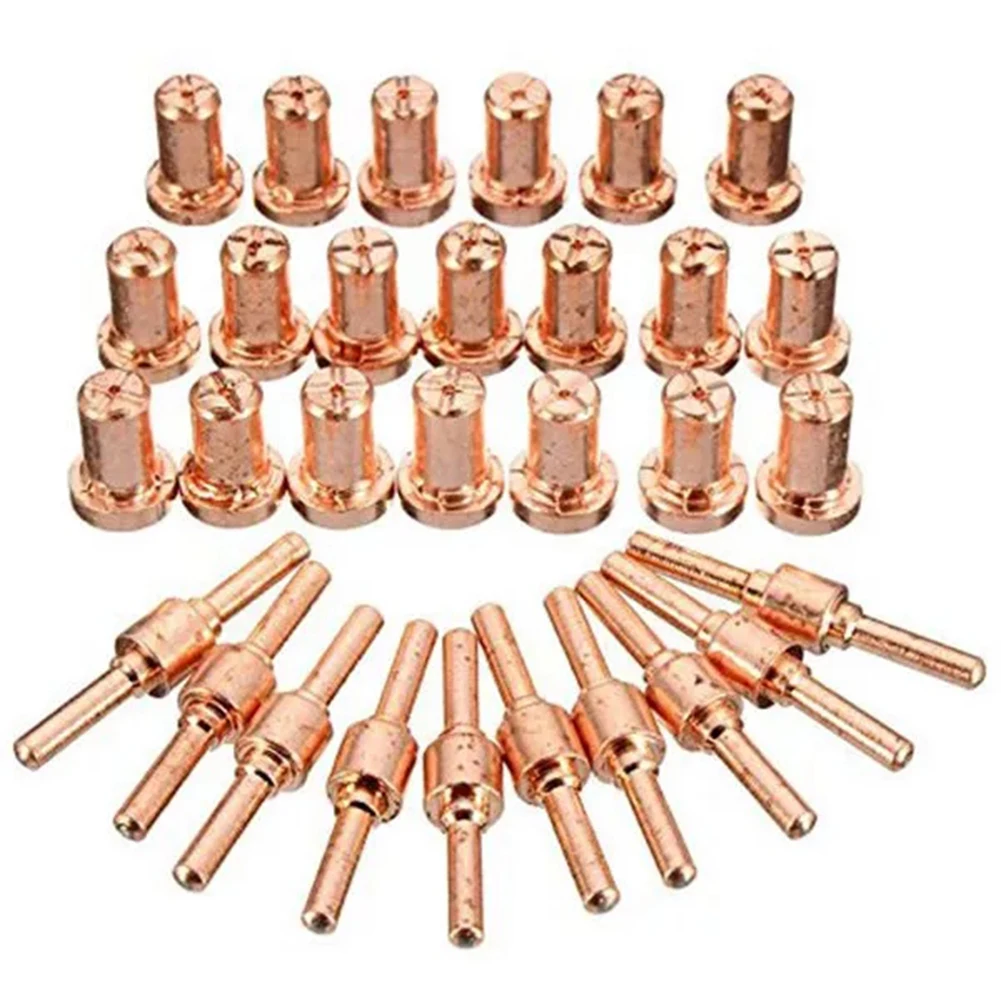 65Pcs Plasma Cutter Tip Electrodes & Nozzles Kit Consumable Accessories For PT31 CUT 30 40 50 Plasma Cutter Welding Tools
65Pcs Plasma Cutter Tip Electrodes & Nozzles Kit Consumable Accessories For PT31 CUT 30 40 50 Plasma Cutter Welding Tools