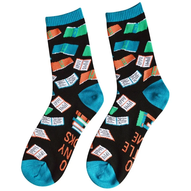 Men Women Novelty Funny Saying Cotton Crew Socks Colorful Books Science Math Pattern Letters Print Contrast Color Hosiery
Men Women Novelty Funny Saying Cotton Crew Socks Colorful Books Science Math Pattern Letters Print Contrast Color Hosiery