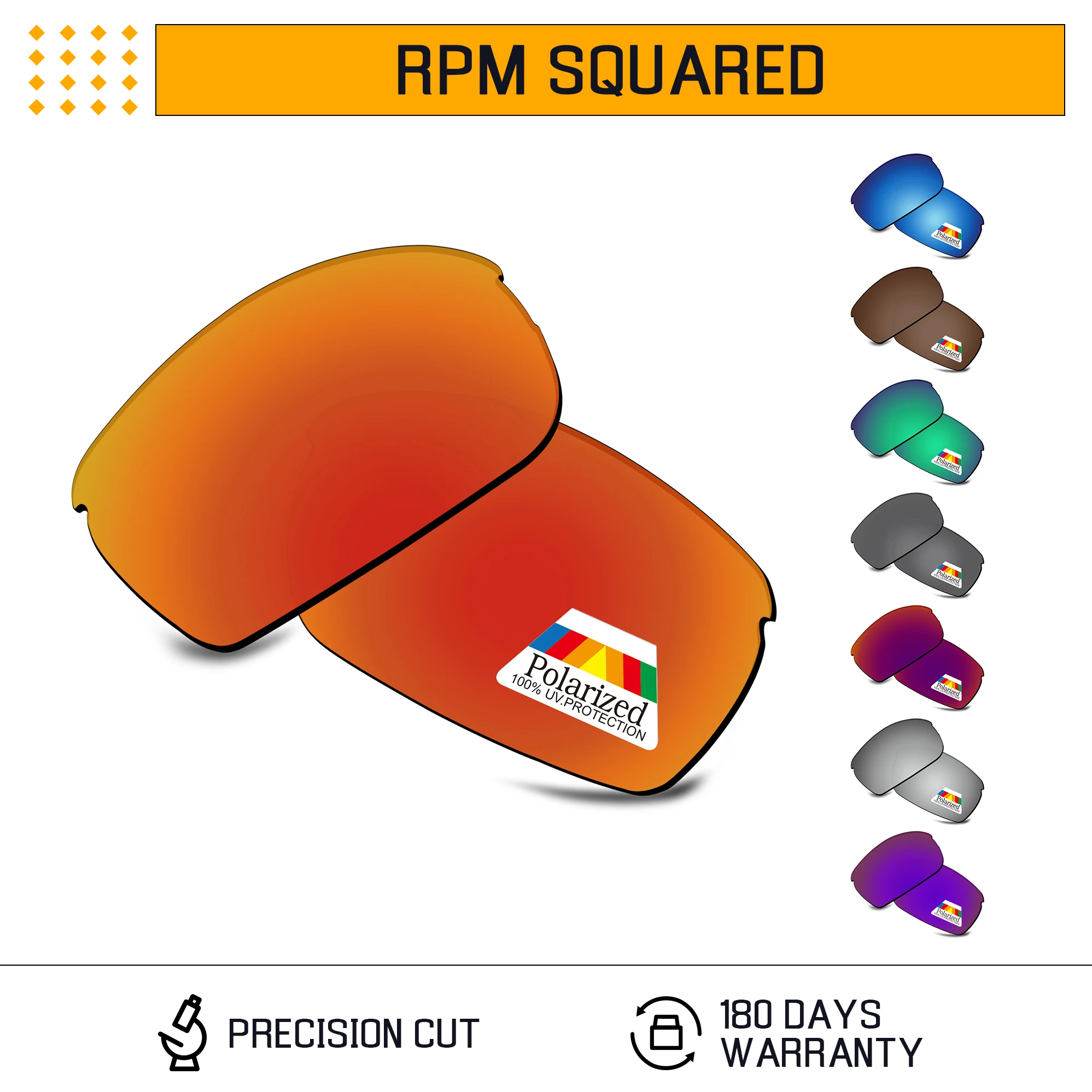 Bwake Polarized Replacement Lenses for-Oakley RPM Squared Sunglasses Frame - Multiple Options
Bwake Polarized Replacement Lenses for-Oakley RPM Squared Sunglasses Frame - Multiple Options