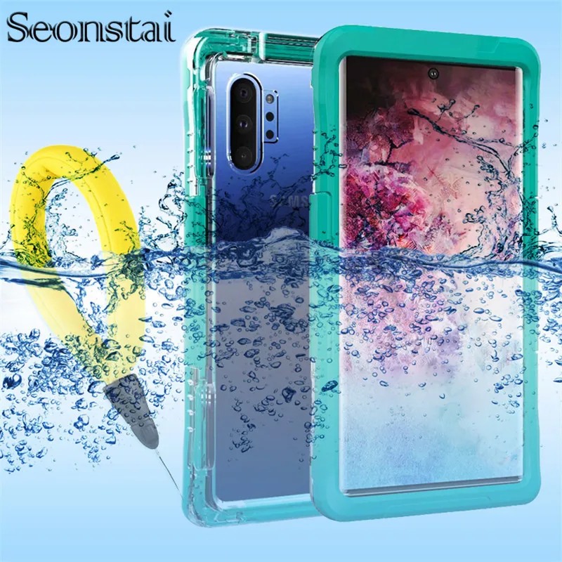 Note 10 Plus водонепроницаемый чехол для samsung S10e 8 9 прозрачный подводный 6 Футов