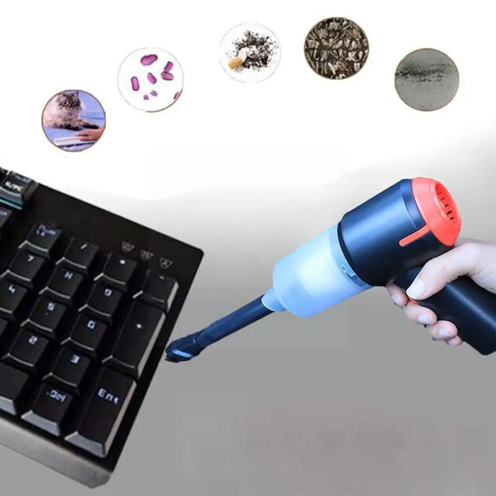 Handheld Vacuum Cleaner Wireless Compressed Air Duster Rechargeabl Cordless Auto Portable For Car Home Computer Keyboard Cleaner
Handheld Vacuum Cleaner Wireless Compressed Air Duster Rechargeabl Cordless Auto Portable For Car Home Computer Keyboard Cleaner