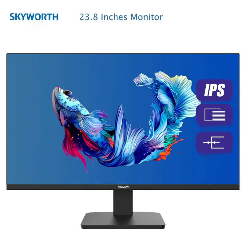 23.8 Inch Display, IPS Technology with Super Wide Viewing Angle 1080P Hard Screen for Desktop Computer
23.8 Inch Display, IPS Technology with Super Wide Viewing Angle 1080P Hard Screen for Desktop Computer