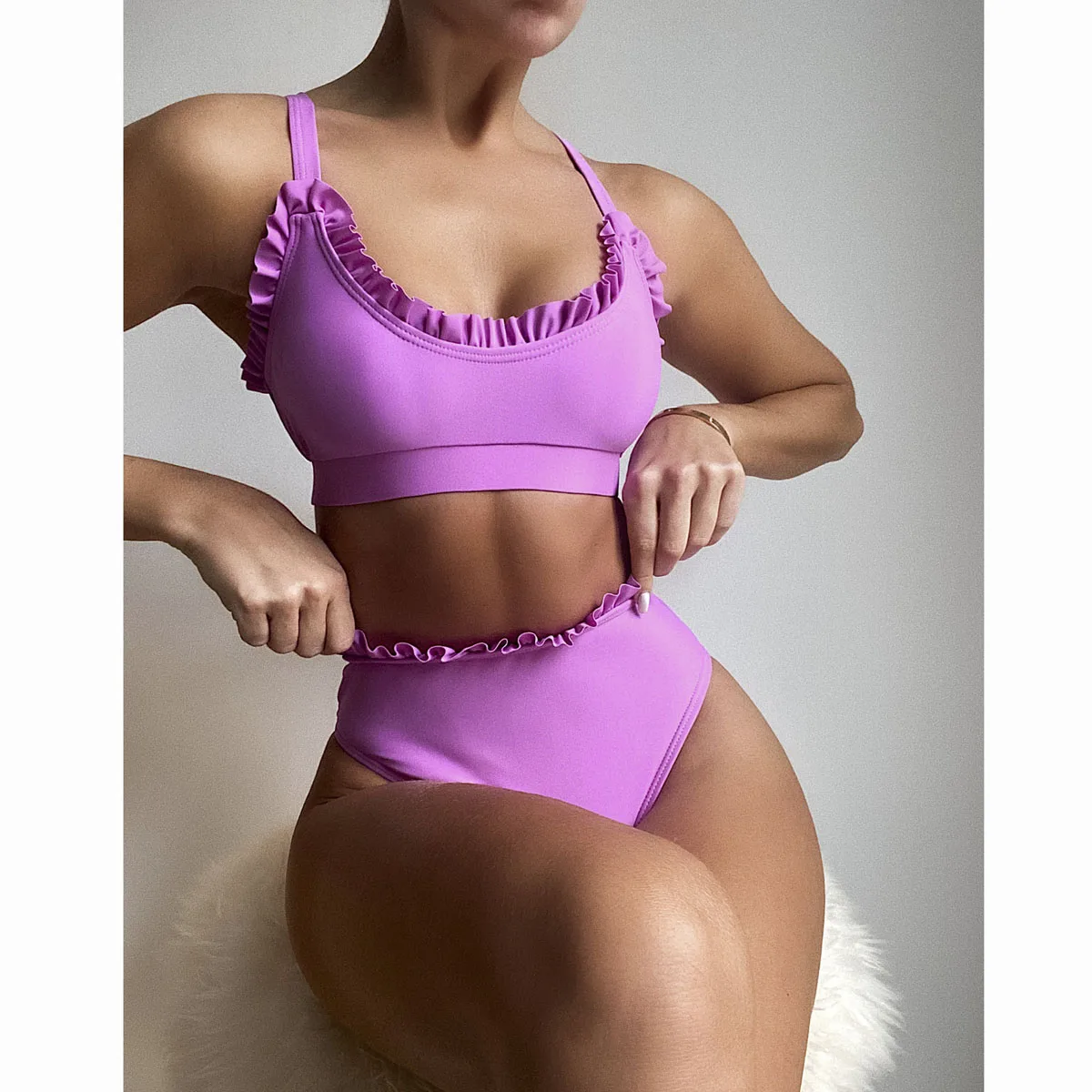 Women Swimming Suit 2021 Push Up Swimsuits Bikini High Waisted Bikini Set Ruffle Swimwear Summer Beachwear Bathing Suit Biquini
Women Swimming Suit 2021 Push Up Swimsuits Bikini High Waisted Bikini Set Ruffle Swimwear Summer Beachwear Bathing Suit Biquini