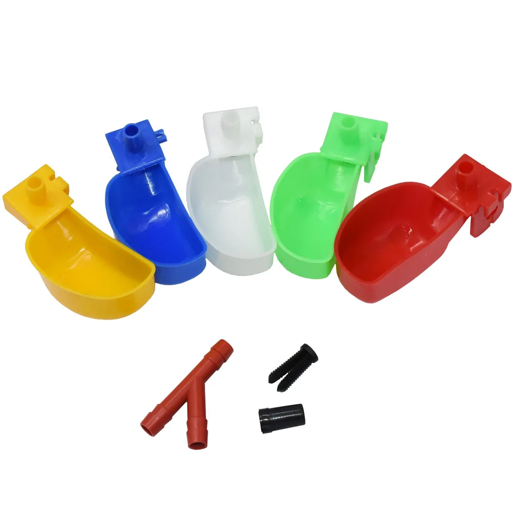 20 Pcs Quail Drinking Bowl Poultry Feeding Supplies Quail Drinking Water Multicolor Quail Water Bowl Plastic Material Tee
20 Pcs Quail Drinking Bowl Poultry Feeding Supplies Quail Drinking Water Multicolor Quail Water Bowl Plastic Material Tee