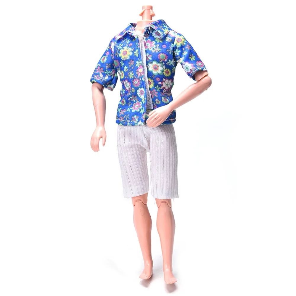 2 шт./компл. Кукла одежды из рубашки с цветочным принтом и белые укороченные штаны для аксессуары; Повседневные Костюмы для детей лучший подарок детские игрушки 
2 шт./компл. Кукла одежды из рубашки с цветочным принтом и белые укороченные штаны для аксессуары; Повседневные Костюмы для детей лучший подарок детские игрушки