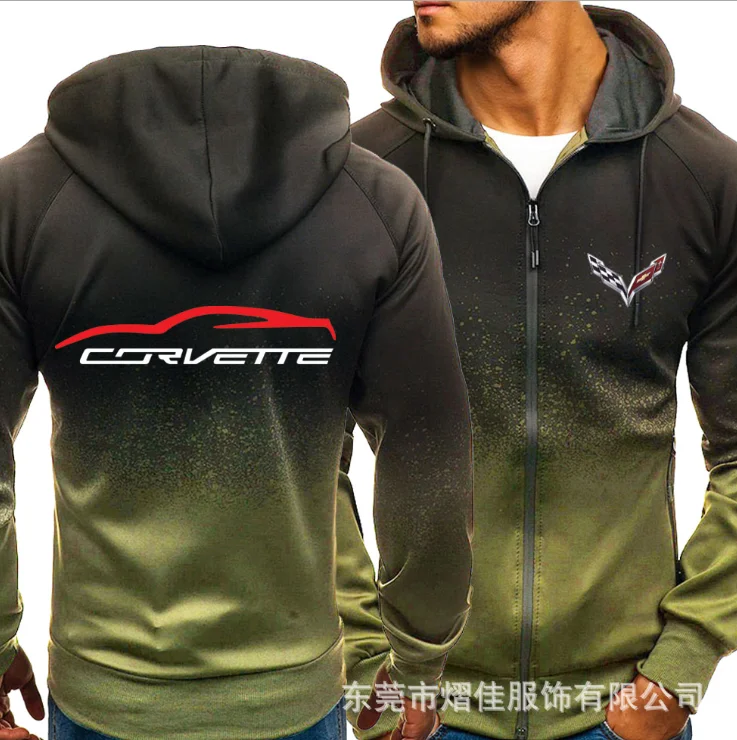 NEW2021 for CORVETTE Car Logo Print Casual HipHop Harajuku Gradient color Hooded Mens Fleece Sweatshirts zipper Jacket
NEW2021 for CORVETTE Car Logo Print Casual HipHop Harajuku Gradient color Hooded Mens Fleece Sweatshirts zipper Jacket