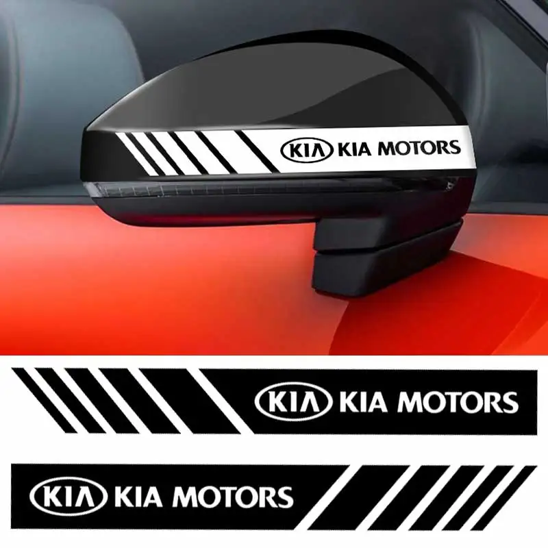 2pcs Car Rearview Mirror Sticker Auto Decorative Strip for KIA Rio Ceed Sportage Sorento k2 k3 k4 k5 k6 Soul Opeima Car Enterior 
2pcs Car Rearview Mirror Sticker Auto Decorative Strip for KIA Rio Ceed Sportage Sorento k2 k3 k4 k5 k6 Soul Opeima Car Enterior
