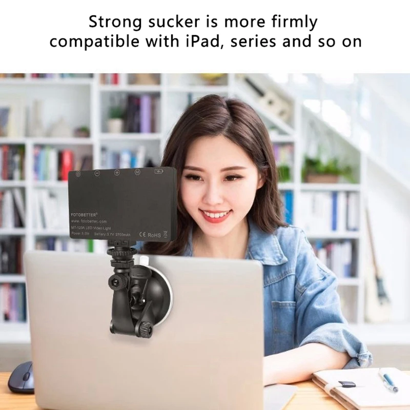 MT120A Fill Light, Mini Ultra-Thin Dimmable Led Video Light for Video Conferencing, Mobile Phone Live Broadcast
MT120A Fill Light, Mini Ultra-Thin Dimmable Led Video Light for Video Conferencing, Mobile Phone Live Broadcast